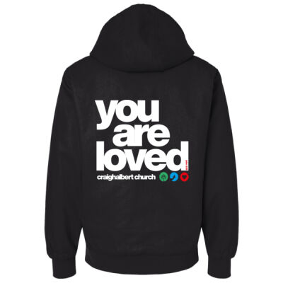 YOU ARE LOVED - Vision heavyweight hoodie Thumbnail